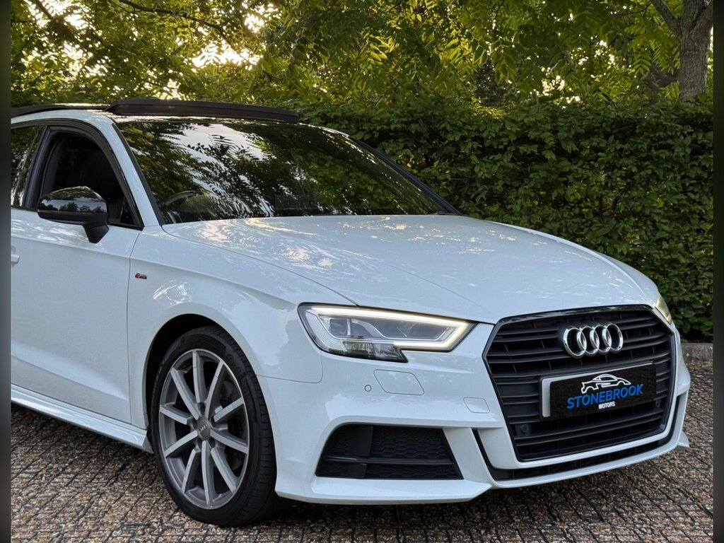 Audi A3 1.5 Tfsi Cod Black Edition Sportback S Tronic Euro White #6