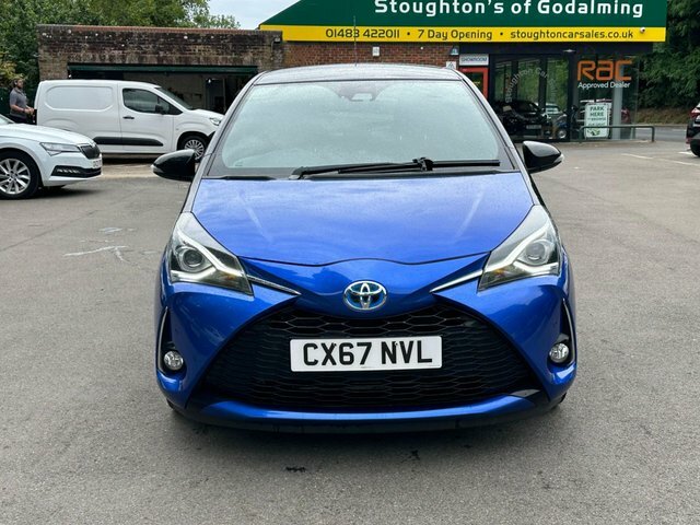 Toyota Yaris 1.5 Vvt-h Blue Bi-tone Blue #2
