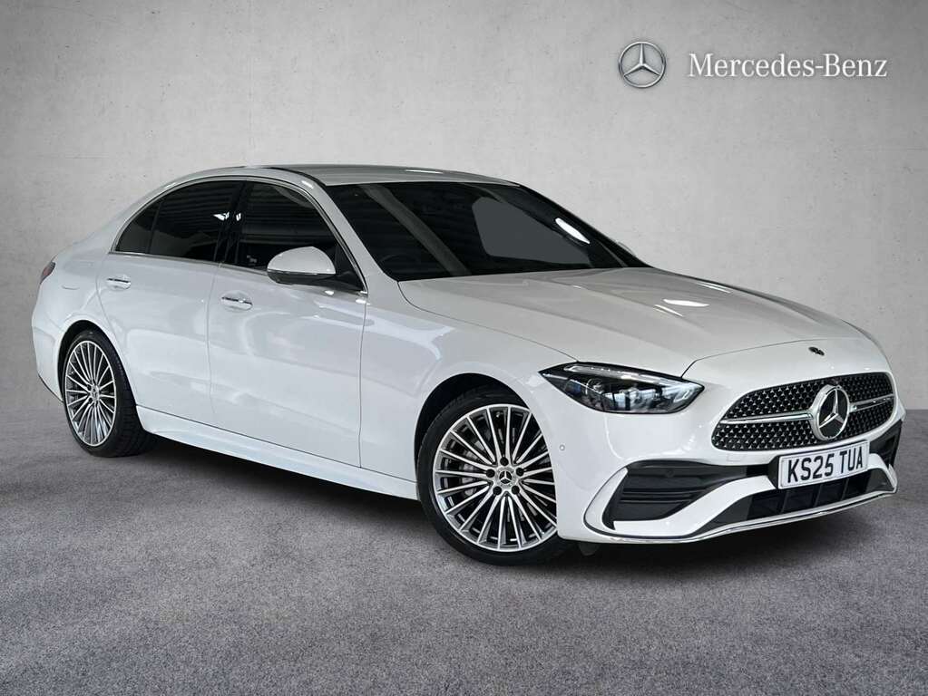 Mercedes-Benz C Class C200 Amg Line Premium 9G-tronic 2025 White