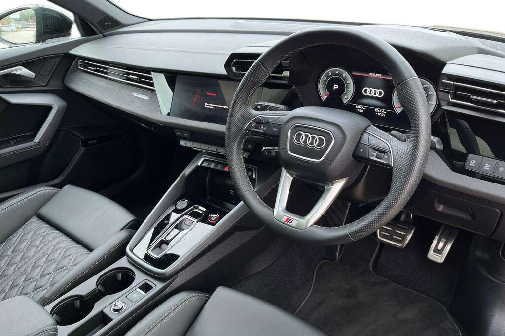 Audi A3 S3 Tfsi Black Edition Quattro S Tronic 2024 DC74OKM Black #5