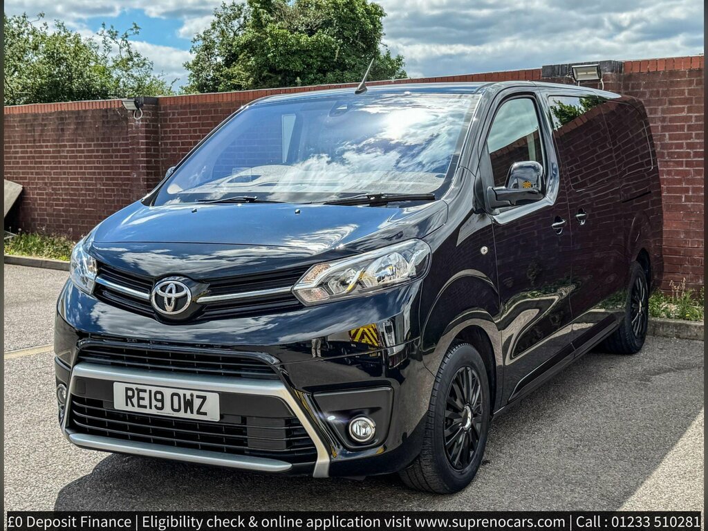 Toyota PROACE 2.0D Shuttle Long Mpv Lwb Euro 6 Black #4