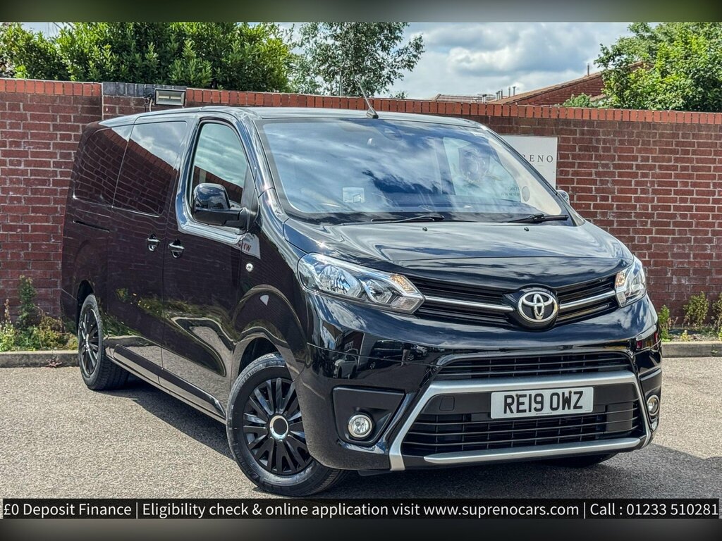 Toyota PROACE 2.0D Shuttle Long Mpv Lwb Euro 6 Black