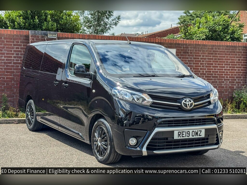 Toyota PROACE 2.0D Shuttle Long Mpv Lwb Euro 6 Black #3