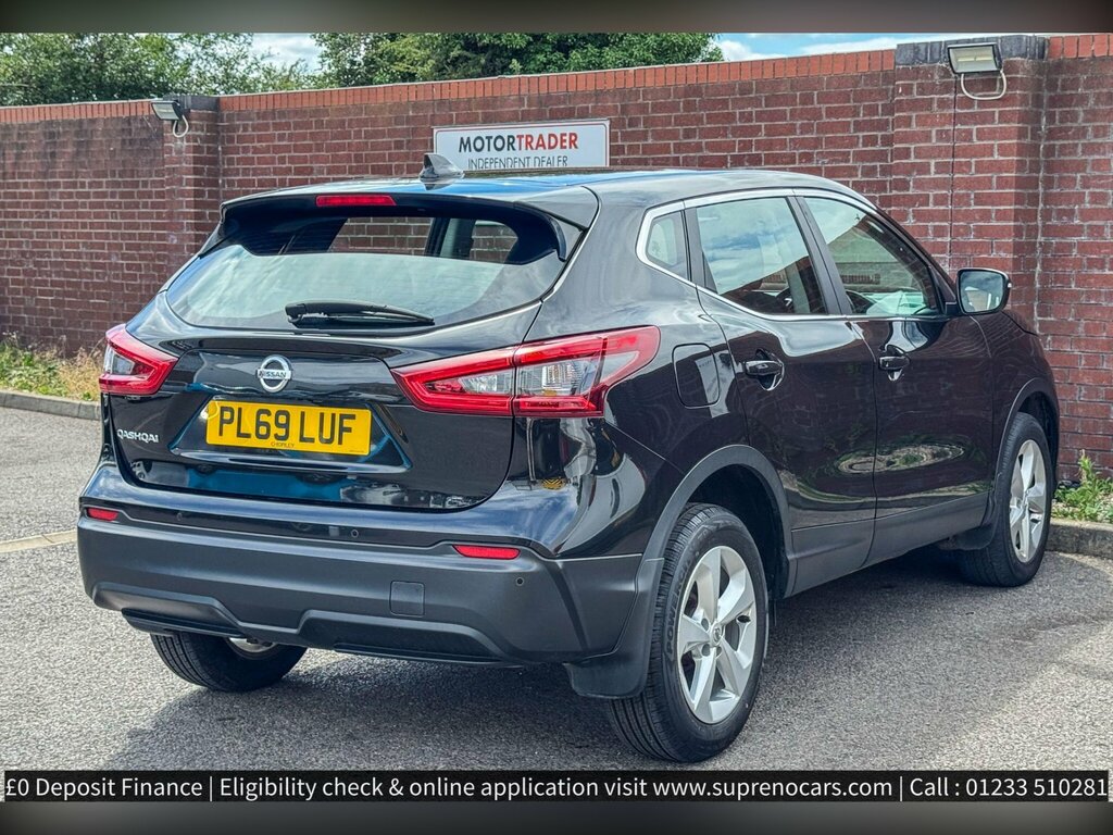Nissan Qashqai 1.3 Dig-t Acenta Premium Suv Eur PL69LUF Black #6