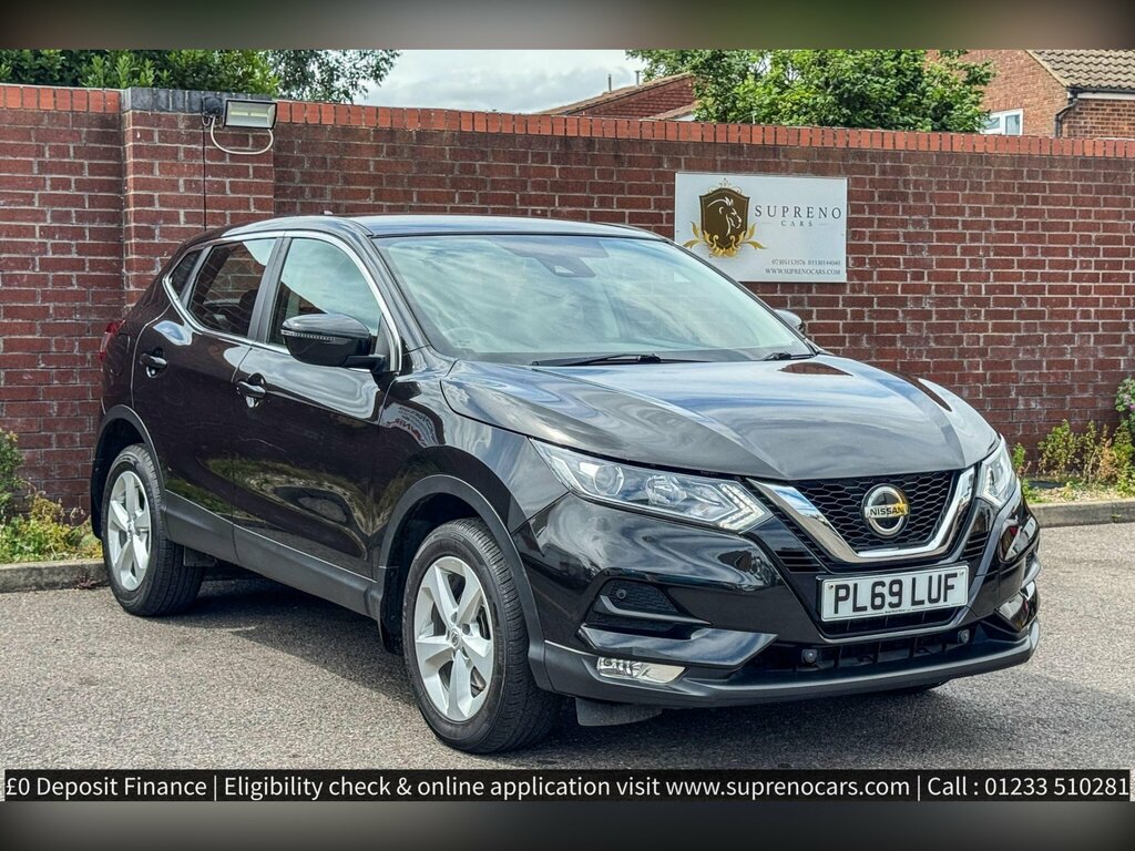 Nissan Qashqai 1.3 Dig-t Acenta Premium Suv Eur PL69LUF Black #3