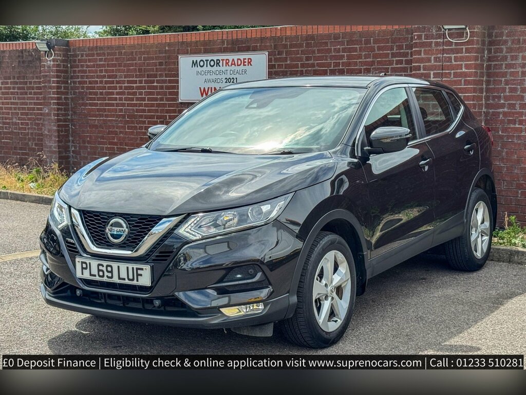 Nissan Qashqai 1.3 Dig-t Acenta Premium Suv Eur PL69LUF Black #4