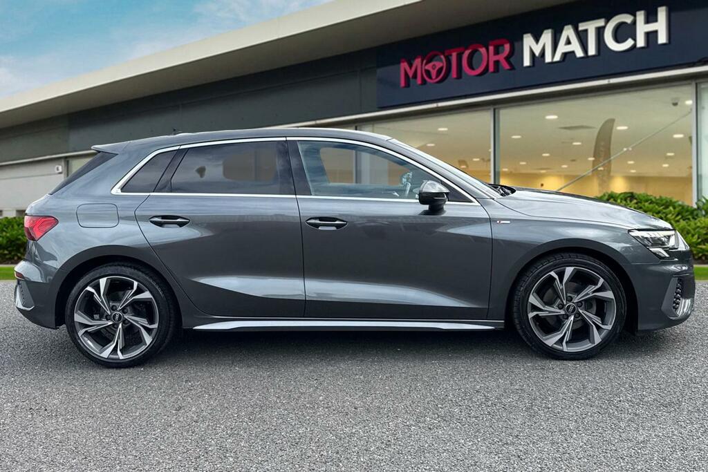 Audi A3 1.0 Tfsi 30 S Line Sportback Euro 6 Ss DN72ZGU Grey #3