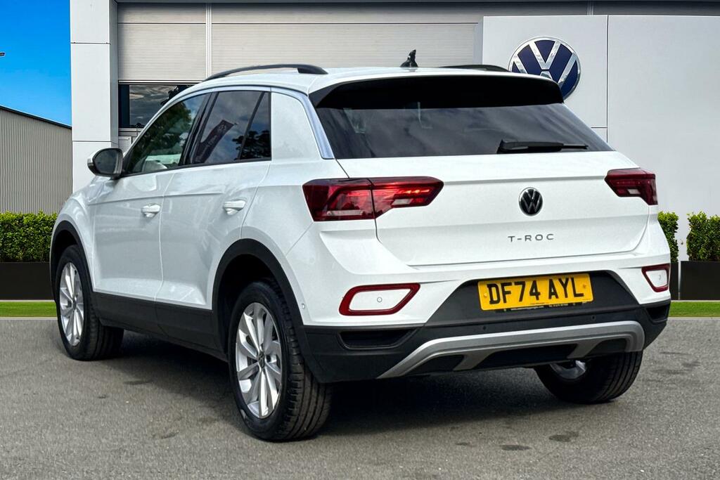 Volkswagen T-Roc 1.5 Tsi Match Dsg Keyless Access, Rear View White #2