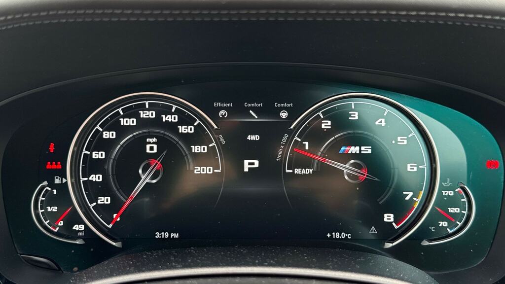 BMW M5 2019 4.4I V8 Competition Saloon Steptro Grey #9