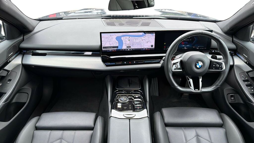 BMW 5 Series 520I M Sport Pro Blue #4