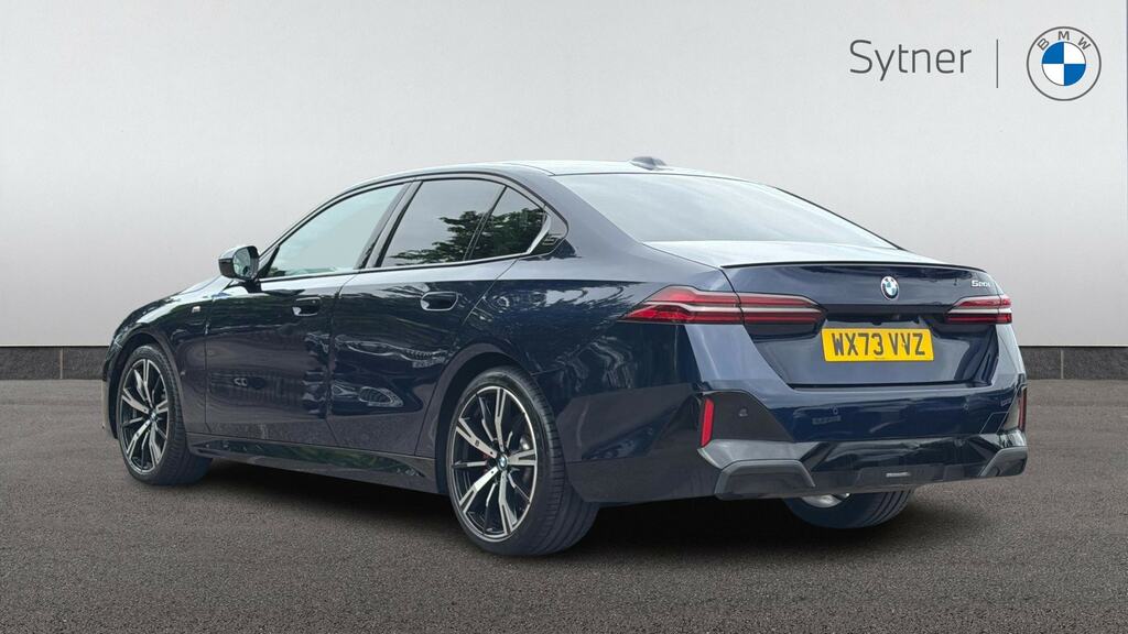 BMW 5 Series 520I M Sport Pro Blue #2