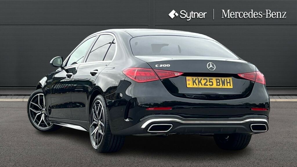 Mercedes-Benz C Class C200 Amg Line Premium 9G-tronic Black #2