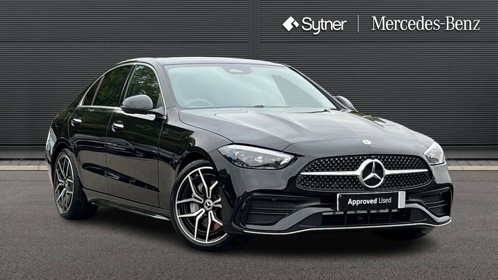 Mercedes-Benz C Class C200 Amg Line Premium 9G-tronic Black