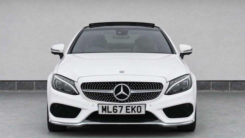 Mercedes-Benz C Class C300h Amg Line Premium Plus With Pan Roof Blue #5