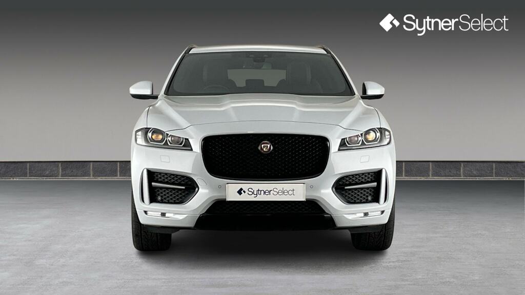 Jaguar F-Pace 2.0D R-sport Awd White #4