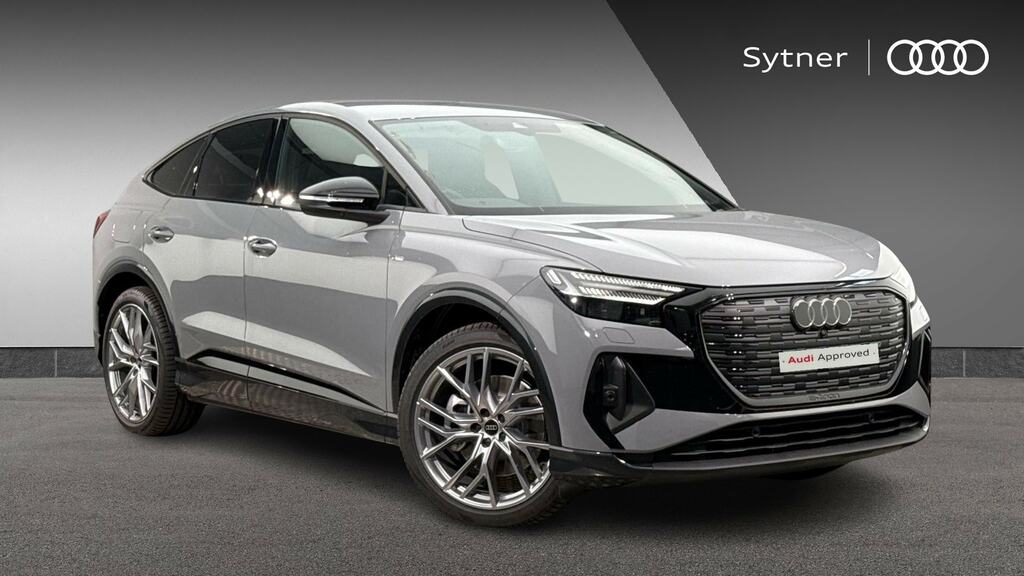 Audi Q4 E Tron 150Kw 40 63Kwh Black Edition Tech Pack Grey