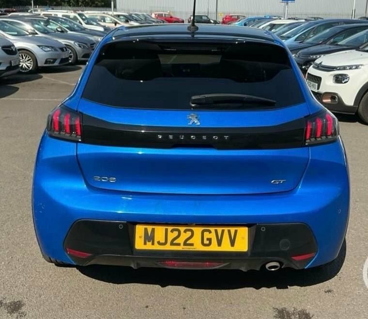 Peugeot 208 1.2L Gt Blue #3