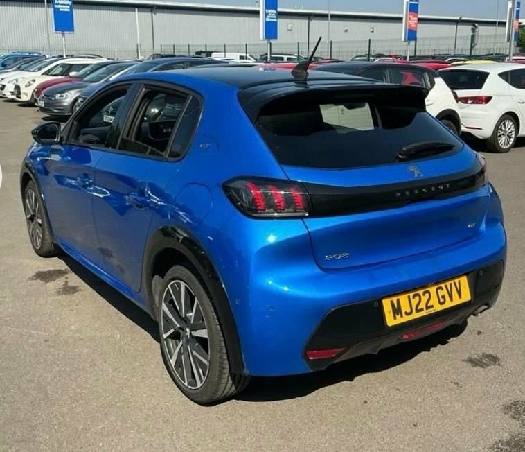 Peugeot 208 1.2L Gt Blue #4