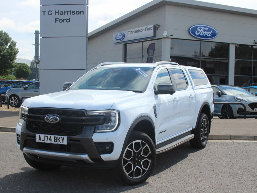 Ford Ranger Pick Up D Cab Wildtrak 3.0 Ecoblue V6 240 AJ74BKY White #3