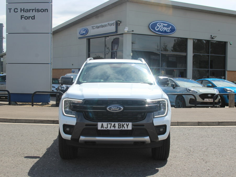 Ford Ranger Pick Up D Cab Wildtrak 3.0 Ecoblue V6 240 AJ74BKY White #2