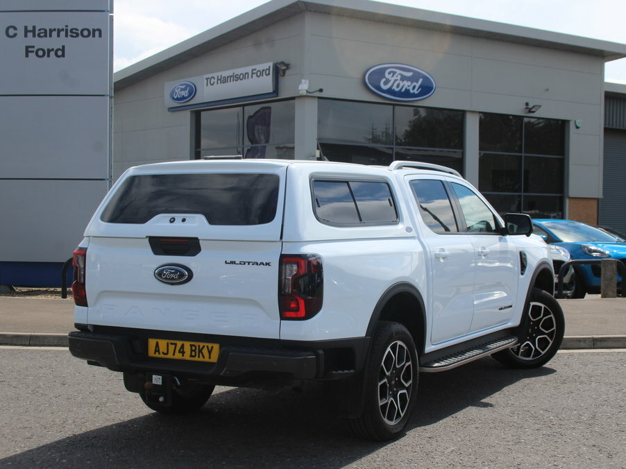 Ford Ranger Pick Up D Cab Wildtrak 3.0 Ecoblue V6 240 AJ74BKY White #5