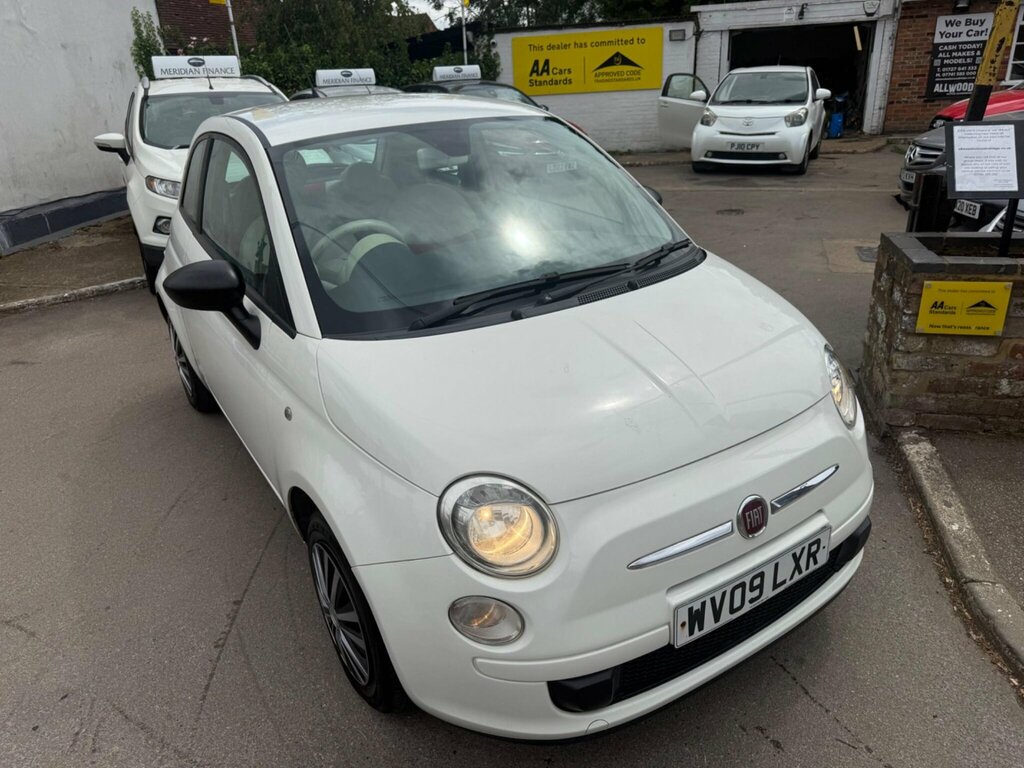 Fiat 500 1.2 Pop Hatchback Euro 5 Ss White #15