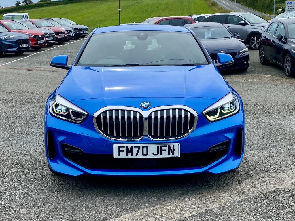 BMW 1 Series 1.5 118I M Sport Hatchback Dct Euro 6 FM70JFN Blue #2