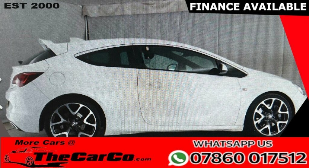 Vauxhall Astra GTC Coupe White