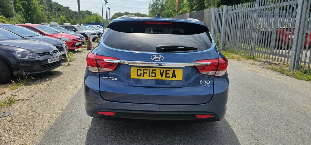 Hyundai I40 Estate 1.7 Crdi Blue Drive Style 2015 Blue #4