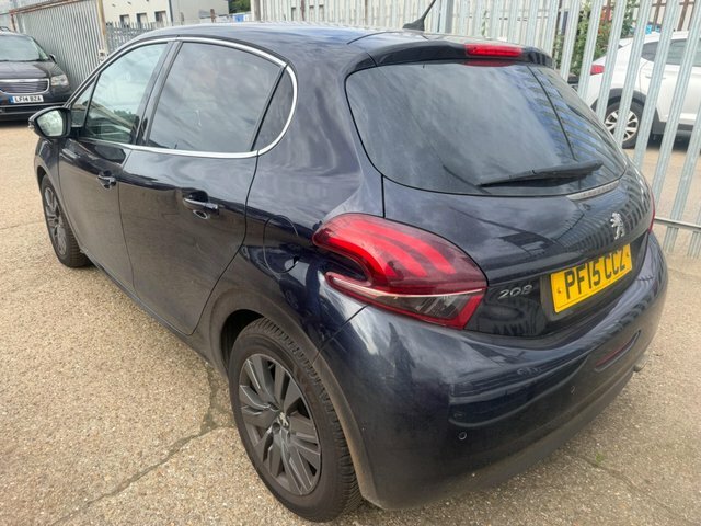 Peugeot 208 2015 1.6 Bluehdi Gt Line Euro 6 Ss Blue #4