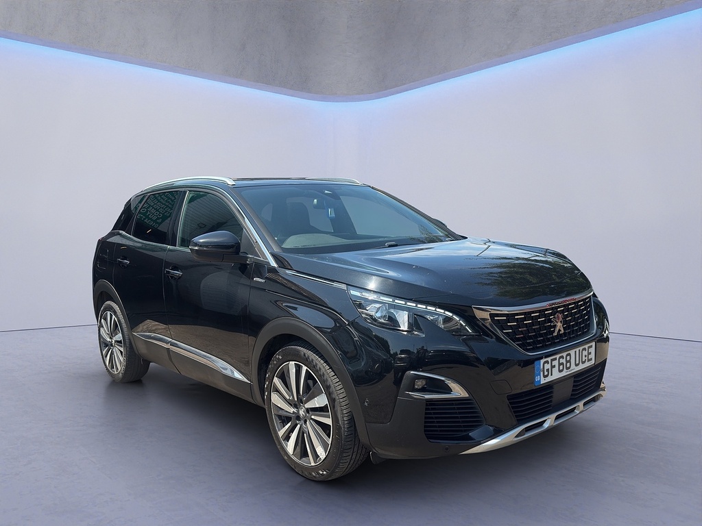 Peugeot 3008 Bluehdi Gt Line Premium GF68UCE Black #3