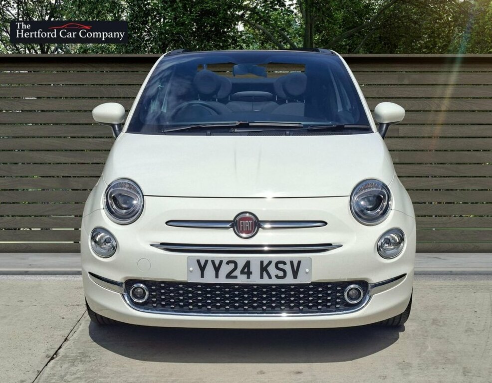 Fiat 500C Convertible White #2