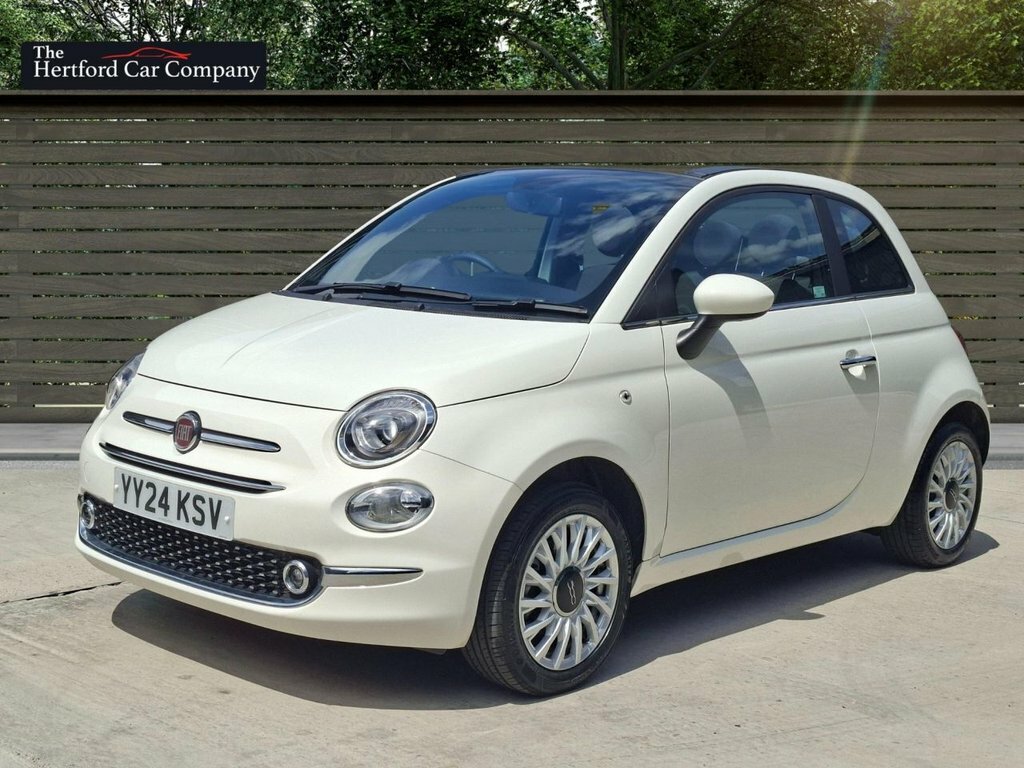 Fiat 500C Convertible White #3