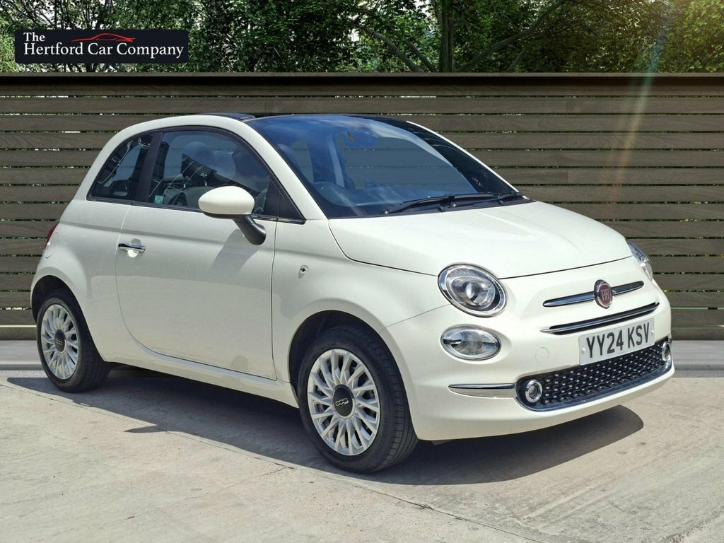 Fiat 500C Convertible White