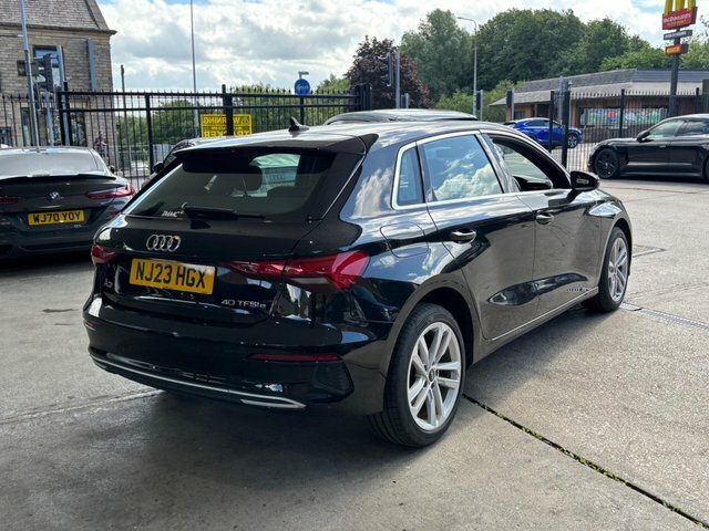 Audi A3 2023 1.4 Tfsie 40 Sport Sportback S Tronic Euro 6 NJ23HGX Black #5