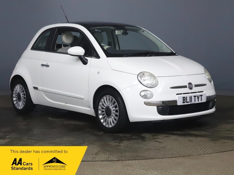 Fiat 500 1.2 Lounge Euro 5 Ss White #1