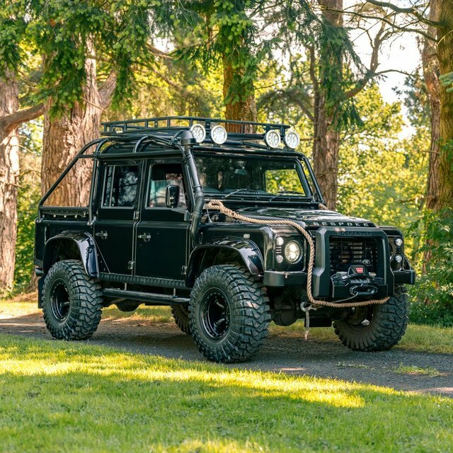 Land Rover Defender 110 110 County Station Wagon Silver #34