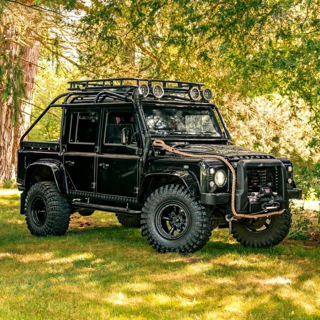 Land Rover Defender 110 110 County Station Wagon Silver #33