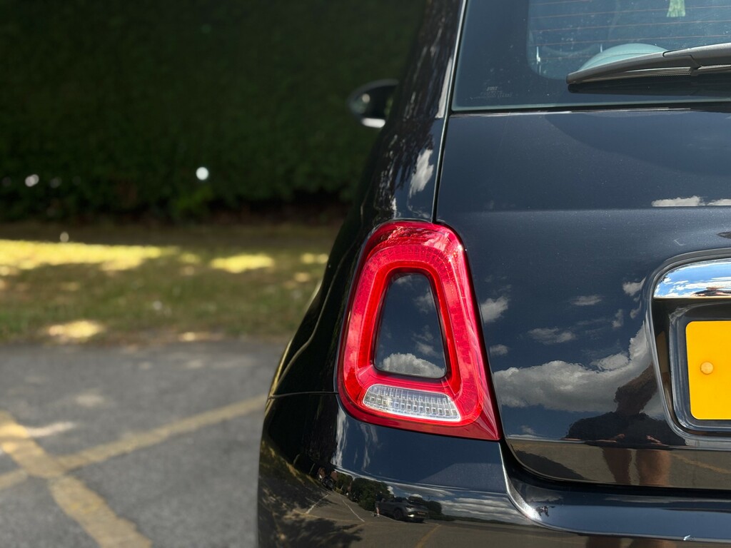 Fiat 500 Hatchback Black #6