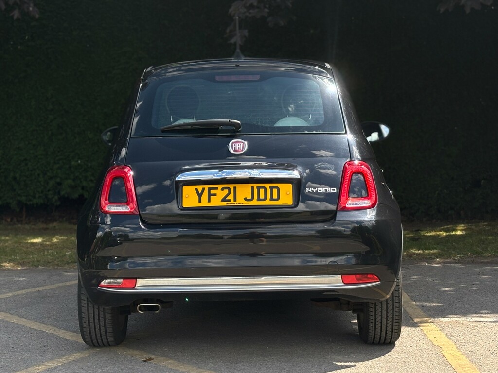 Fiat 500 Hatchback Black #4