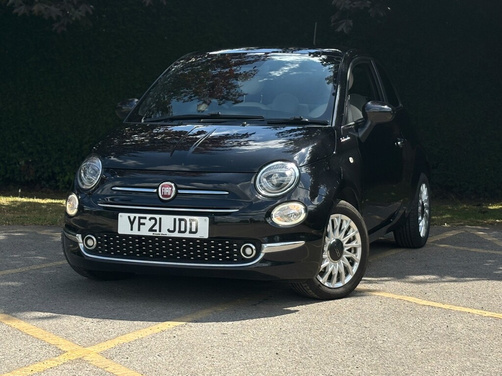 Fiat 500 Hatchback Black #2