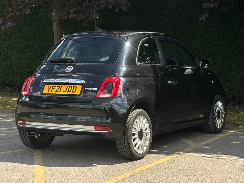 Fiat 500 Hatchback Black #5