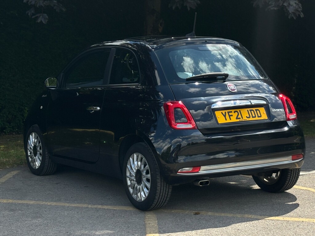 Fiat 500 Hatchback Black #3