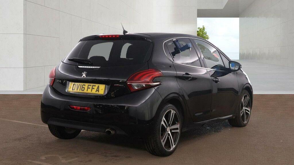 Peugeot 208 1.2 Puretech Gt Line Euro 6 Ss Black #4
