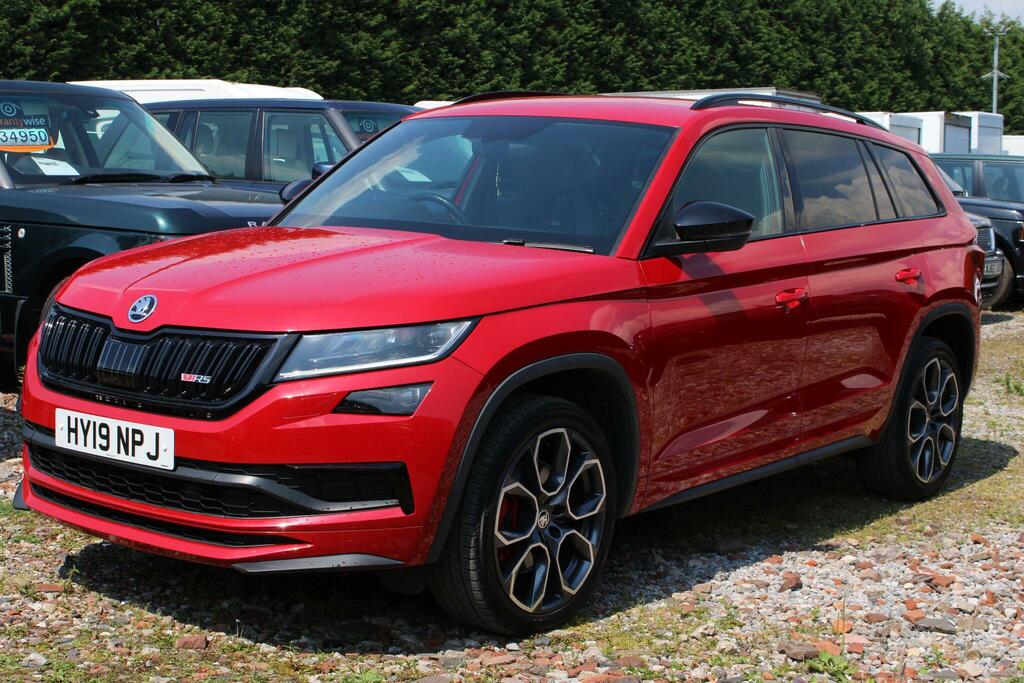 Skoda Kodiaq 2.0 Bitdi Vrs Dsg 4Wd Euro 6 Ss 7 Seat Red #3