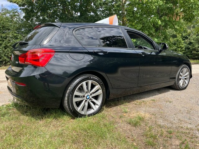 BMW 1 Series 2.0 118D Sport Hatchback Euro 6 Black #6