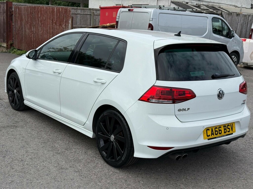Volkswagen Golf Hatchback 1.4 Tsi Bluemotion Tech Act R-line Editi CA66BSV White #4