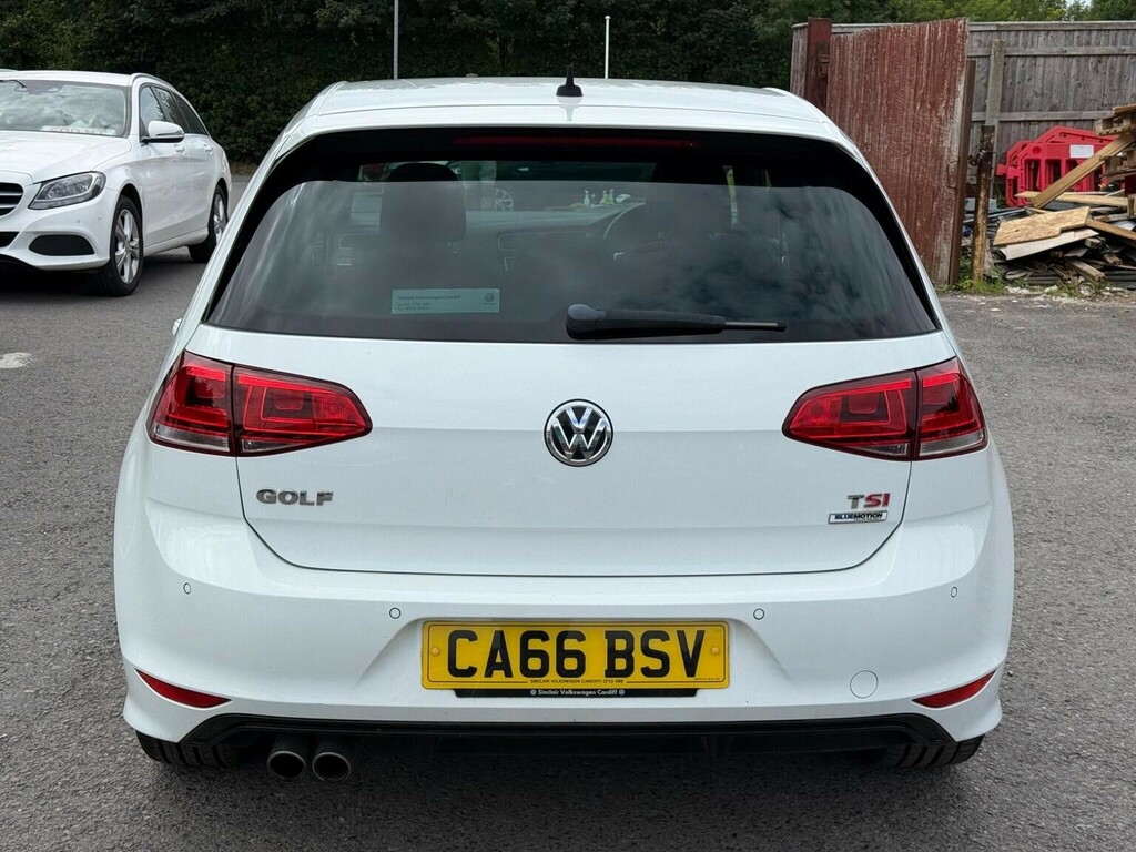 Volkswagen Golf Hatchback 1.4 Tsi Bluemotion Tech Act R-line Editi CA66BSV White #5