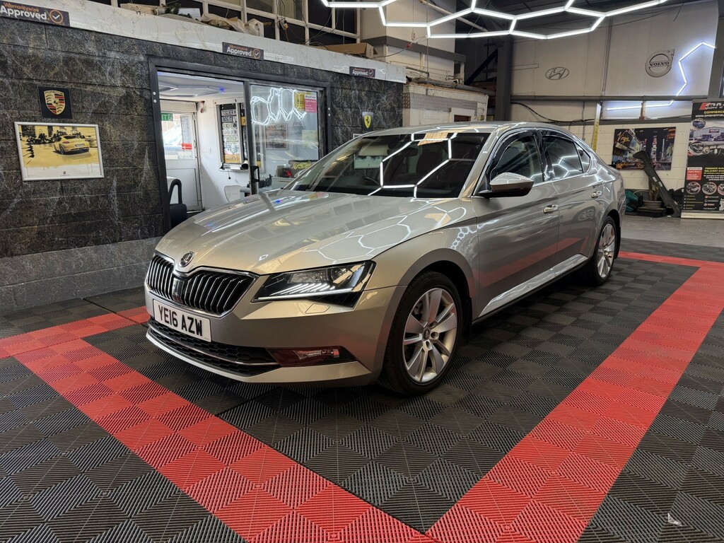 Skoda Superb 2.0 Tdi Se L Executive Beige #2