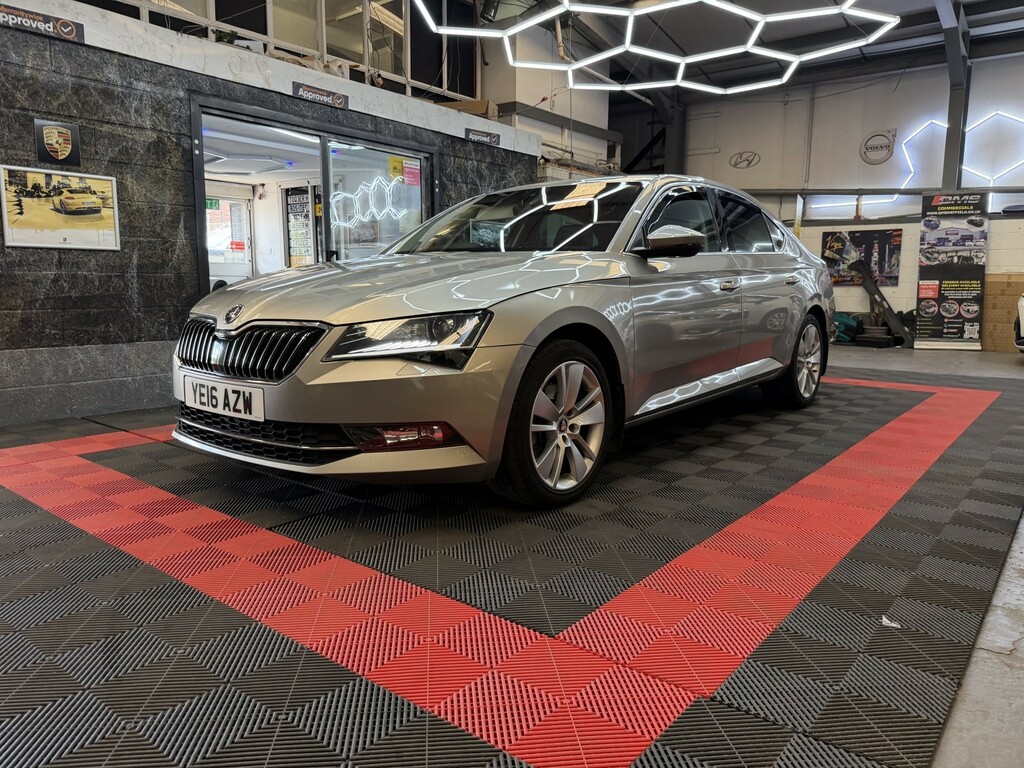 Skoda Superb 2.0 Tdi Se L Executive Beige #6